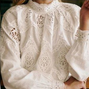 Sezane Tizio Blouse: US 4 (FR Size 36)